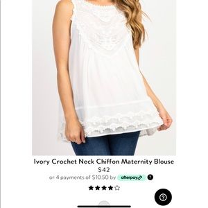 Pinkblush maternity top *hot pink*